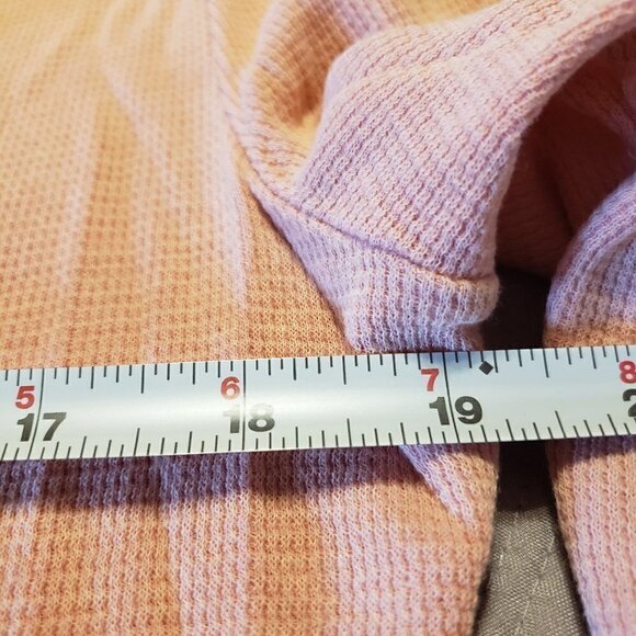 Altard State - Mixed Material Thermal top with contrast trimmed cuffs - Picture 5 of 7